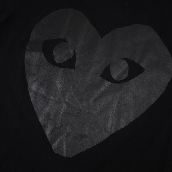 Comme Des Garcons Play Heart Front / Back Graphic T Shirt - Picture 4 of 11